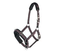 LeMieux Cavesson Lunge Headcollar - Nylon Webbing - Nose & Poll Padding - Black - Full