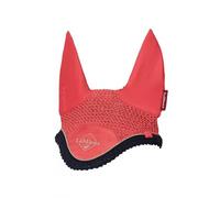 LeMieux Classic Crochet Fly Hood - Comfortable Lycra Ears - Piping Details for Mixy-matchy Outfitting - Cranberry - Medium