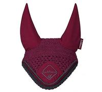 LeMieux Classic Crochet Fly Hood with Comfortable Lycra Ears in Mulberry - Sport Horse Wear for Competitive Rider - X-Large