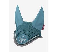 LeMieux Classic Crochet Fly Hood with Comfortable Lycra Ears in Peacock - Sport Horse Wear for Competitive Rider - Large