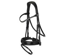 LeMieux Classic Dressage Bridle with Flash - Black - Size: Cob