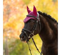 LeMieux Classic Fly Hood - Blackberry - Dark Purple - Size: Large