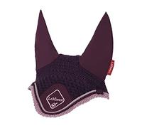 LeMieux Classic Fly Hood in Fig with Soft Lycra Ears - Close Knit Crochet - Comfortable Fit Equestrian Mask - Sport Horse Wear - Large
