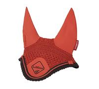 LeMieux Classic Fly Hood in Sienna with Soft Lycra Ears - Close Knit Crochet - Comfortable Fit Equestrian Mask - Sport Horse Wear - Large