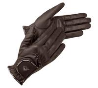 LeMieux Classic Riding Gloves - Horse Riding Gloves - Brown - Size: Small