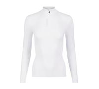 LeMieux Classique Base Layer Top - Long Sleeve Athletic Thermal Shirts - Equestrian Apparel Gear for Horseback Riding, White, 14