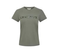 LeMieux Classique Ladies T-Shirt - Super Soft Sweat Wicking Jersey Fabric - Horse Riding Top, Rosemary, 8