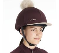 LeMieux Classique Pom Horse Riding Hat Silk - Damson