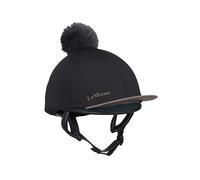 LeMieux Classique Pom Horse Riding Hat Silk - Black