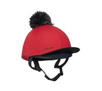 LeMieux Classique Pom Horse Riding Hat Silk - Chilli Red