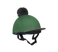 LeMieux Classique Pom Horse Riding Hat Silk - Hunter Green