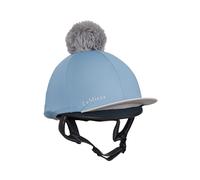 LeMieux Classique Pom Horse Riding Hat Silk - Ice Blue