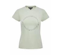 LeMieux Classique T-Shirt - Super Soft Sweat Wicking Jersey Fabric - Contrast Trims & Detailing - Comfortable Classic Fit - Bio Fresh 'Deodorisation Effect' - Pistachio - UK 6
