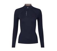LeMieux Classique Womens Long Sleeve Base Layer - Navy Blue 10