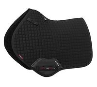 LeMieux Close Contact Cotton Square Saddle Pad - Saddle Pads for Horses - Equestrian Riding Equipment and Accessories (Black - Large)