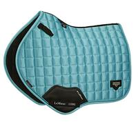 LeMieux Close Contact Loire Classic Square Saddle Pad - Saddle Pads for Horses - Equestrian Riding Equipment and Accessories (Azure - Large)
