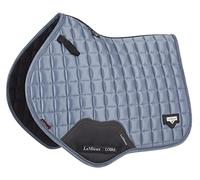 LeMieux Close Contact Loire Memory Square Saddle Pad - Saddle Pads for Horses - Equestrian Riding Equipment and Accessories (Ice Blue - Large)