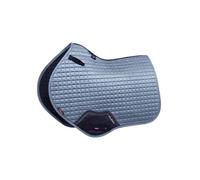 LeMieux Close Contact Suede Square Saddle Pad - Saddle Pads for Horses - Equestrian Riding Equipment and Accessories (Ice Blue - Large)