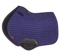 LeMieux Close Contact Suede Square Saddle Pad - Saddle Pads for Horses - Equestrian Riding Equipment and Accessories (Ink Blue - Small/Medium)