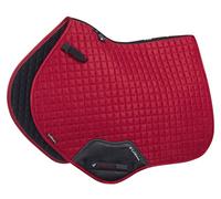 LeMieux Close Contact Suede Square Saddle Pad - Saddle Pads for Horses - Equestrian Riding Equipment and Accessories (Chili - Small/Medium)