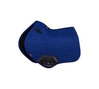 LeMieux Close Contact Suede Square Saddle Pad - Saddle Pads for Horses - Equestrian Riding Equipment and Accessories (Benetton Blue - Large)