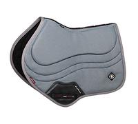 LeMieux Close Contact Ultra Mesh Square Saddle Pad - Saddle Pads for Horses - Equestrian Riding Equipment and Accessories (Grey - Large)