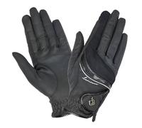 LeMieux Horse Riding Gloves – Competition – Adults – Black Medium