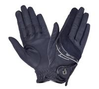 LeMieux Competition Adults Horse Riding Gloves - Navy Blue Medium