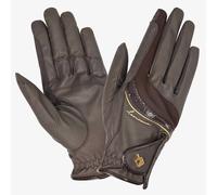 LeMieux Competition Adults Horse Riding Gloves - Brown Small