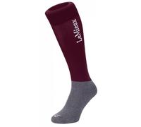 LeMieux Competition Sock - Burgundy - Size: Medium