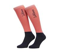 LeMieux Competition Socks 2 Pack - Cranberry