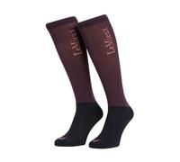 LeMieux Competition Socks 2 Pack - Damson