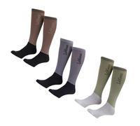 LeMieux Competition Socks 2 Pack - Soft Closely Woven Foot - Topside Seam - Micro-Weight Stretch Upper - Jay Blue - S