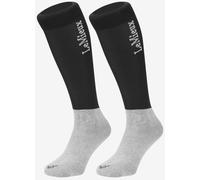 LeMieux Competition Socks Ultra Close Contact Technical Cotton Twin Pack Adults