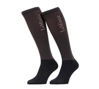 LeMieux Competition Womens Socks 2 Pack - Cocoa