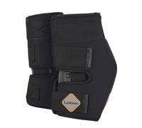 LeMieux Conductive Magno Hock Boots in Black with Mesh Rear Vents - Pre & Post Exercise - Horse Leg Magnetic Therapy - Medium