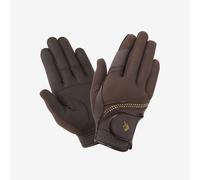 LeMieux Crystal Gloves - Brown - Size: X Small