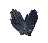 LeMieux Crystal Horse Riding Gloves - Navy Blue Large