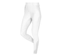 LeMieux Demi Bregging - Ladies Pull On Breeches - Full Seat Silicone Grip - White - UK16