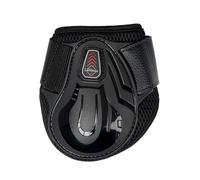LeMieux Derby ProJump Fetlock Boot - Close Fitting Vented TPU Shell - Soft Lining - Black - Medium