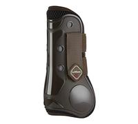 LeMieux Derby Projump Tendon Horse Boots in Brown with Close Fitting Vented TPU Shell, Inner Lining & Cut Away Design - Large