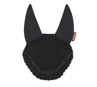 LeMieux Diamante Acoustic Fly Hood in Black with Soundproof Micro Foam - Soft Bamboo Lining - Comfortable Fit Sport Horse Wear - Medium