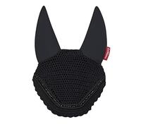 LeMieux Diamante Acoustic Fly Hood in Black with Soundproof Micro Foam - Soft Bamboo Lining - Comfortable Fit Sport Horse Wear - Large