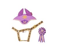 LeMieux Disney Hobby Horse Accessories Set - Maximus - Headcollar, Fly Hood & Rosette Included - Suitable for Ages 3+