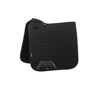 LeMieux Dressage Cotton Square Saddle Pad - Saddle Pads for Horses - Equestrian Riding Equipment and Accessories (Black - Small/Medium)