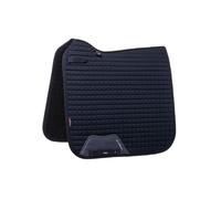 LeMieux Dressage Cotton Square Saddle Pad - Saddle Pads for Horses - Equestrian Riding Equipment and Accessories (Navy - Small/Medium)