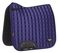 LeMieux Dressage Loire Classic Square Saddle Pad - Saddle Pads for Horses - Equestrian Riding Equipment and Accessories (Ink Blue - Large)