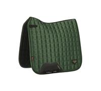 LeMieux Dressage Loire Classic Square Saddle Pad - Saddle Pads for Horses - Equestrian Riding Equipment and Accessories (Hunter Green - Large)