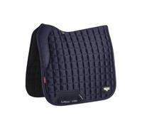 LeMieux Dressage Loire Memory Square Saddle Pad - Saddle Pads for Horses - Equestrian Riding Equipment and Accessories (Navy - Large)