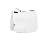 LeMieux Dressage Loire Memory Square Saddle Pad - Saddle Pads for Horses - Equestrian Riding Equipment and Accessories (White - Large)